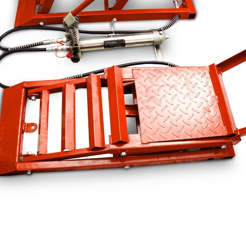 Bituxx hydraulické dílenské nájezdy 2× 2000 kg - nastavitelná výška 16-40 cm, sada pro servis aut MS19834